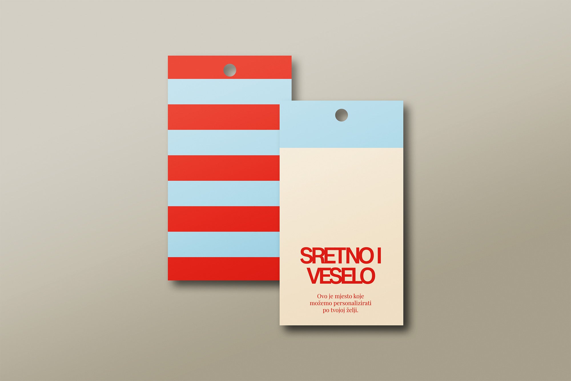 Papirnate etikete - privjesnice / BOŽIĆNI PREOKRET