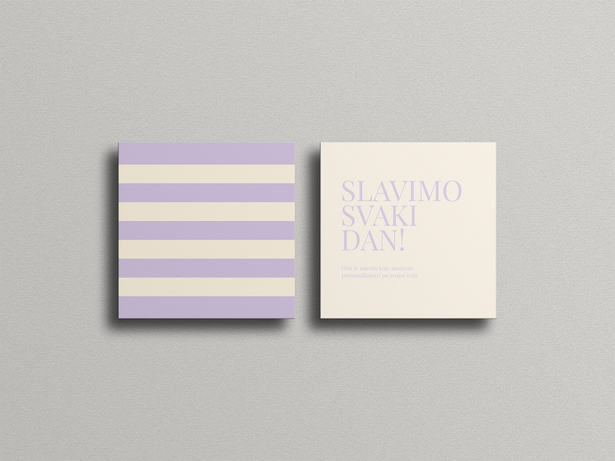 Thank you card - kartica zahvale / BOŽIĆNI PREOKRET