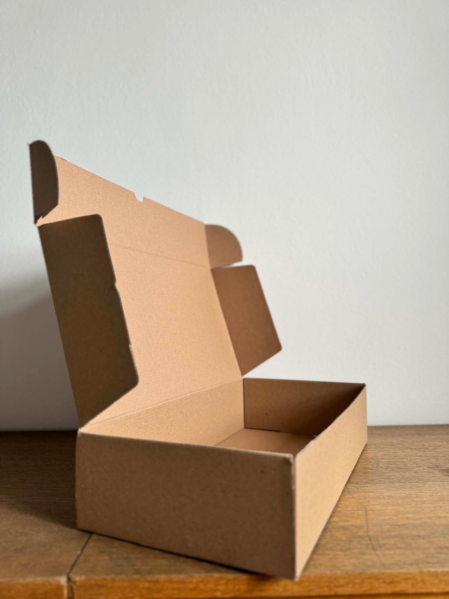 Premium kartonska škatla za dve steklenici / 20,5 cm x 9 cm x 39 cm