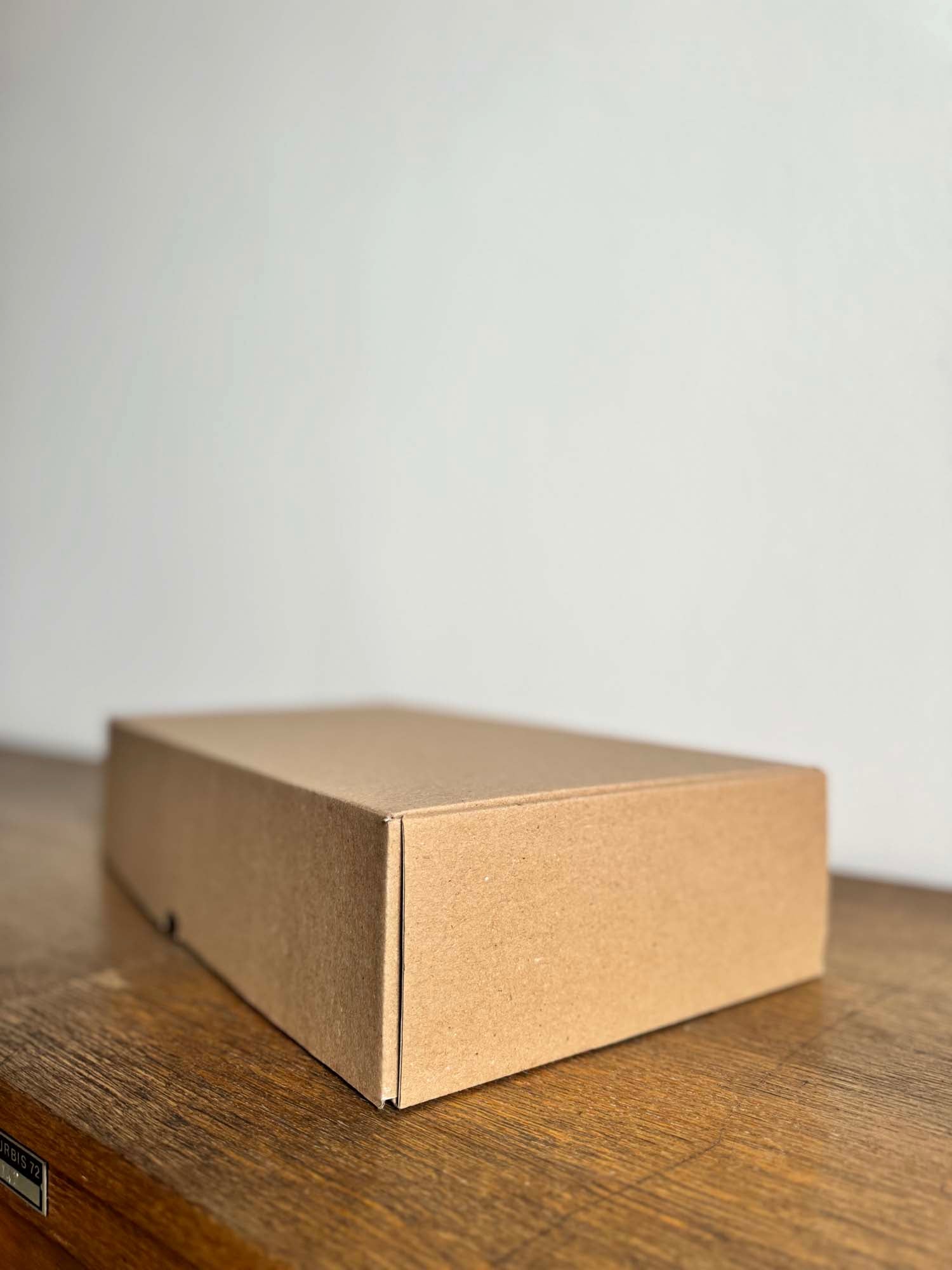 Premium kartonska škatla za dve steklenici / 20,5 cm x 9 cm x 39 cm