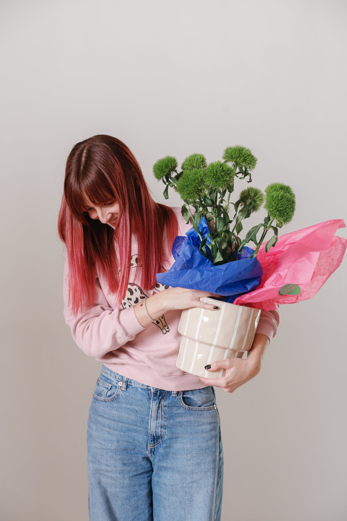 Modri ovojni papir - kraljevsko modra / 75x50 cm / 18 g/m²