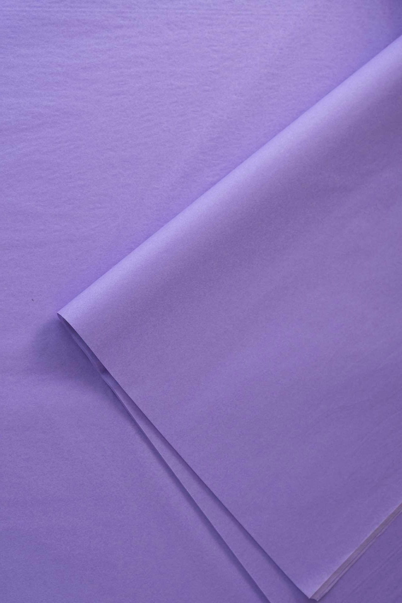 Lila papir za zamatanje  - boja lavande / 75x50 cm / 18 g/m²