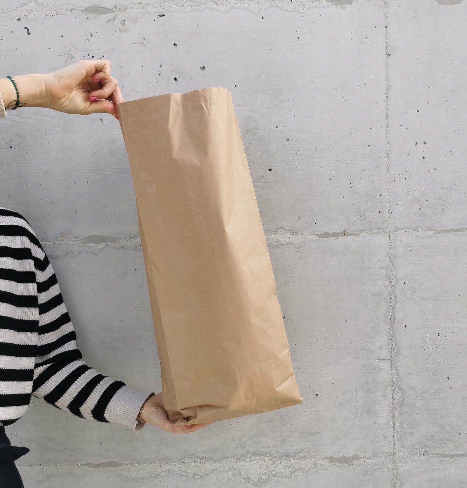 Papirnata vrečka brez ročaja