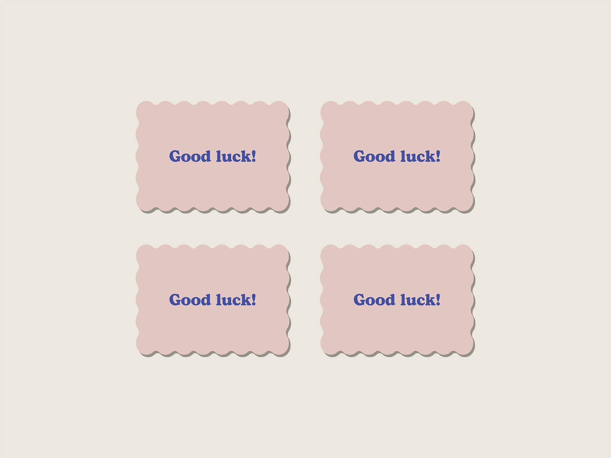 Kartice raznih oblika / Thank you / Hvala / Good luck