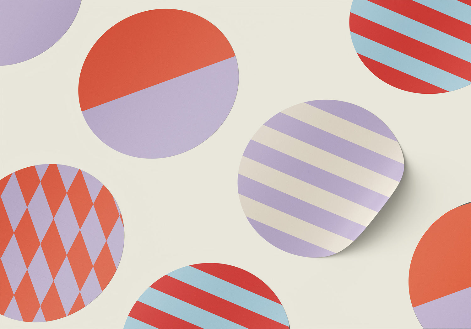 Okrugle naljepnice za pakiranja / Male / BOŽIĆNI PREOKRET