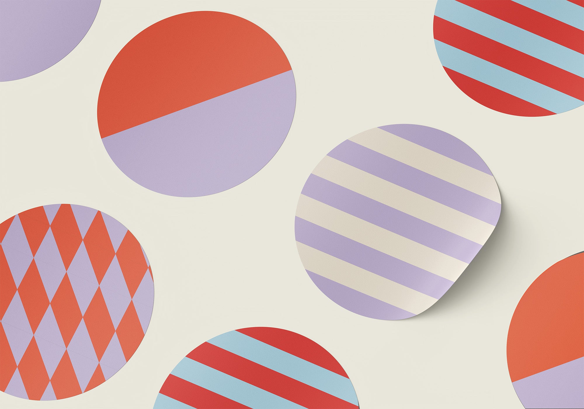 Okrugle naljepnice za pakiranja / Male / BOŽIĆNI PREOKRET