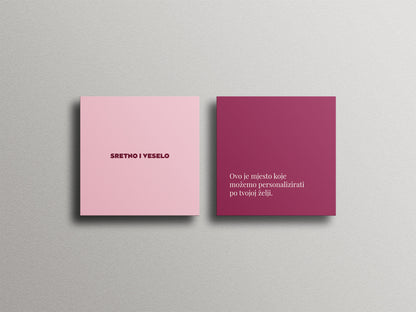 Thank you card - kartica zahvale