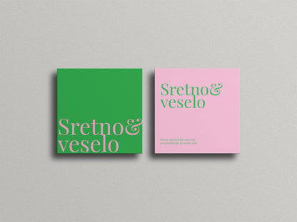 Thank you card - kartica zahvale