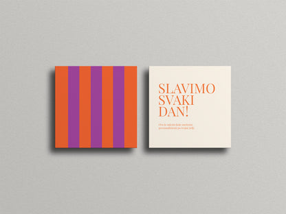 Thank you card - kartica zahvale