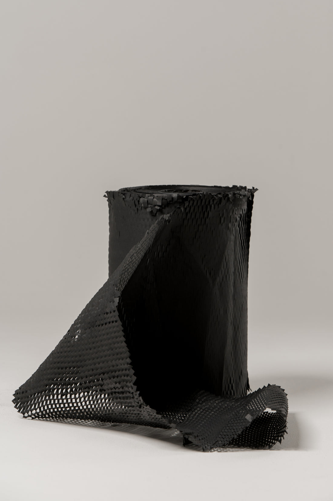 Black honeycomb paper