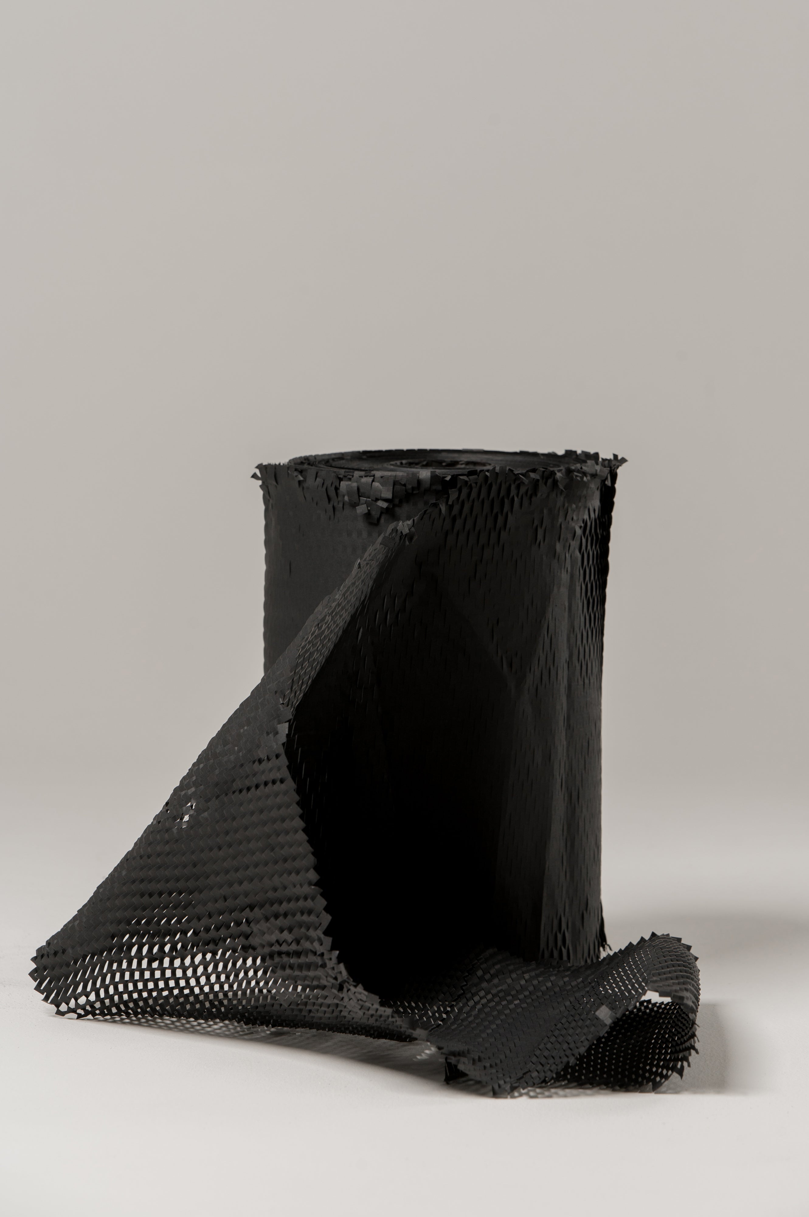 Black honeycomb paper