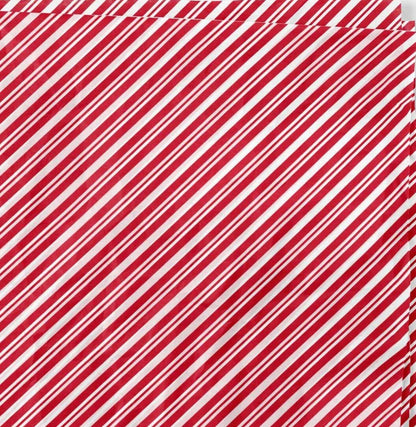 Papir za zamatanje na crvene pruge / 75x50 cm / 18 g/m²