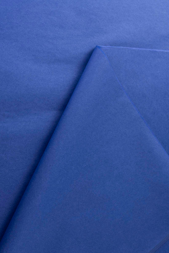 Papir za zamatanje - boja kraljevsko plava / 75x50 cm / 18 g/m²