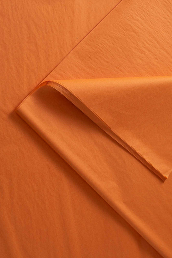 Papir za zamatanje - narančasta boja / 75x50 cm / 18 g/m²