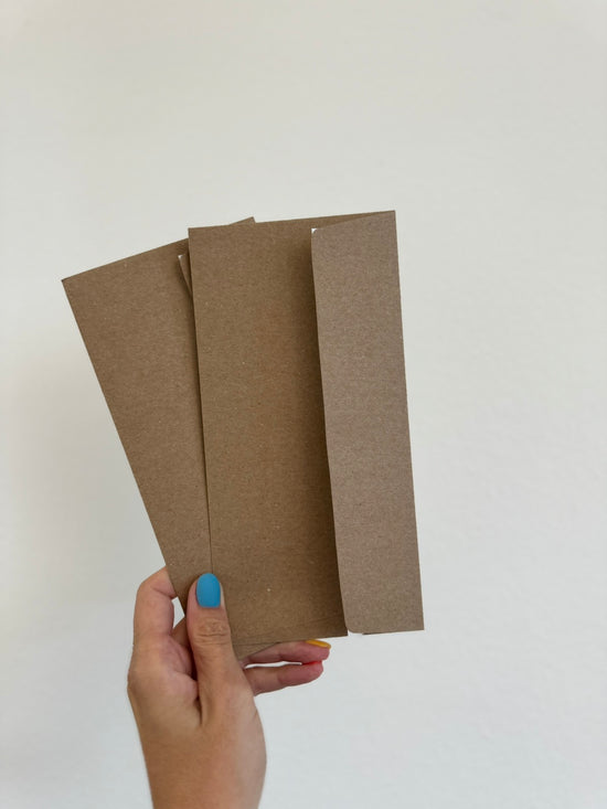 Kuverte za poklon bonove - kraft, reciklirane / 11,4 x 22,9 cm