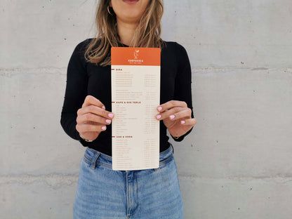 Menu / Cjenik za barove &amp; slastičarne - dizajn &amp; print