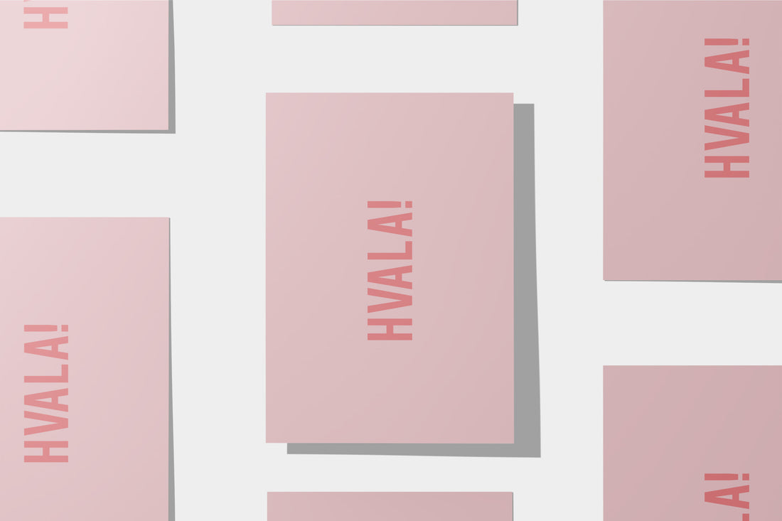 Thank you cards - GOTOV DIZAJN